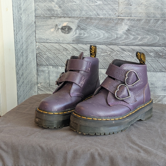 Doc Martens Heart Buckle Boot - Picture 2 of 9